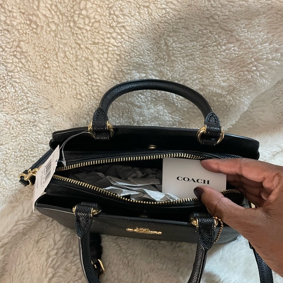 COACH Mini Lillie CRY in Black - Picture 5 of 6